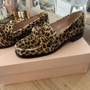 Loeffler Randall Rachel Leopard Print Loafers